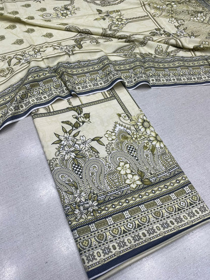 2Pc Dhanak Kameez & Dupatta Unstitched 73
