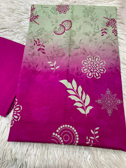 2Pc Dhaga Kari Print Lawn Suit Vol-525