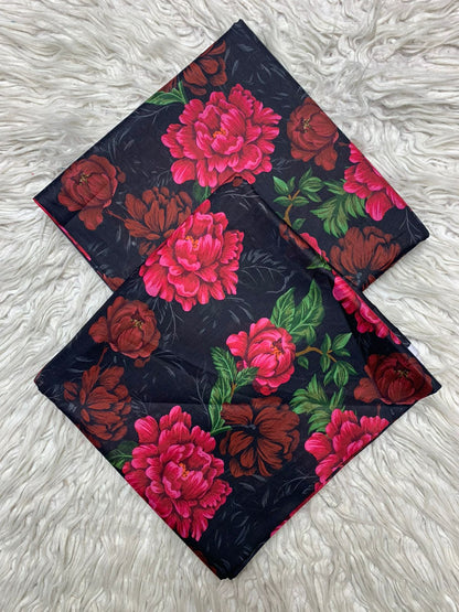 Bin Saeed 2Pc Lawn Digital Printed Unstitched Suit Vol-0163