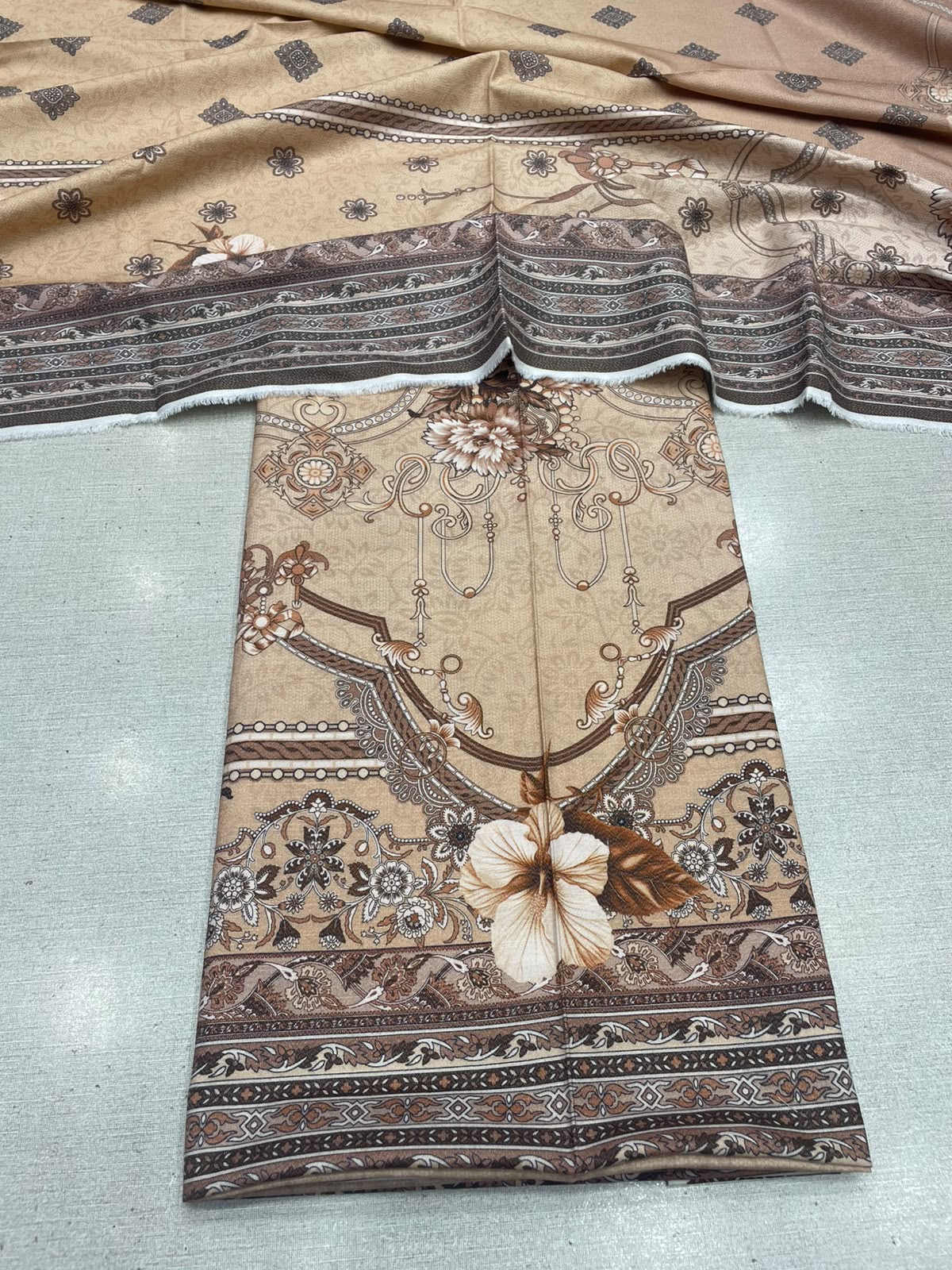 2Pc Dhanak Kameez & Dupatta Unstitched 73