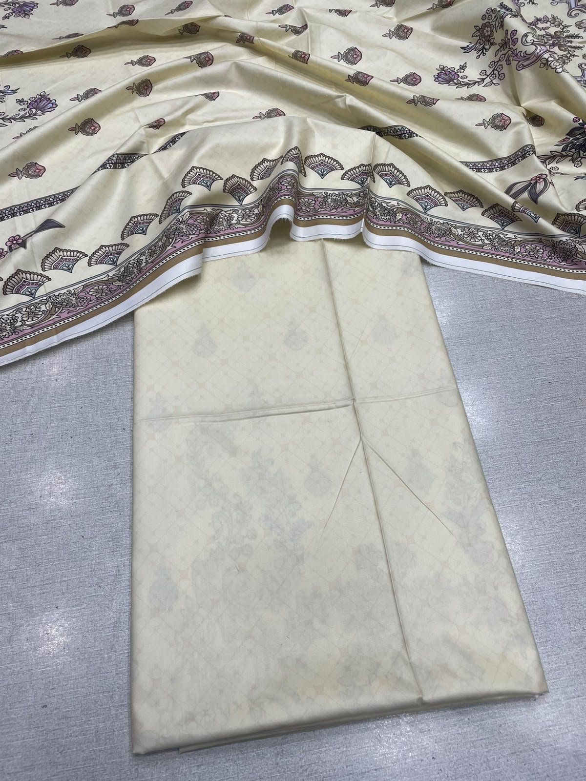 2Pc Staple Kameez & Dupatta Unstitched 63