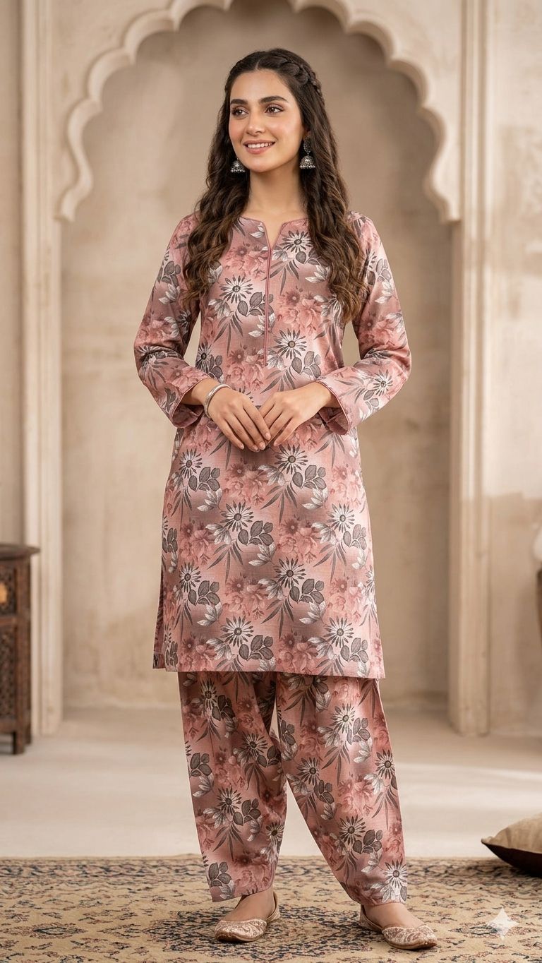 2Pc Lawn Bana Dora Digital Printed Suit Vol-18
