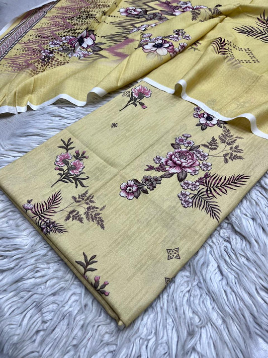 2Pc Karandi Kameez & Duppata Printed Vol-427