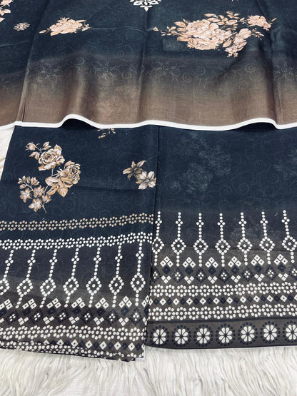2Pc  Civic Lawn Kameez & Dupatta Vol-3193