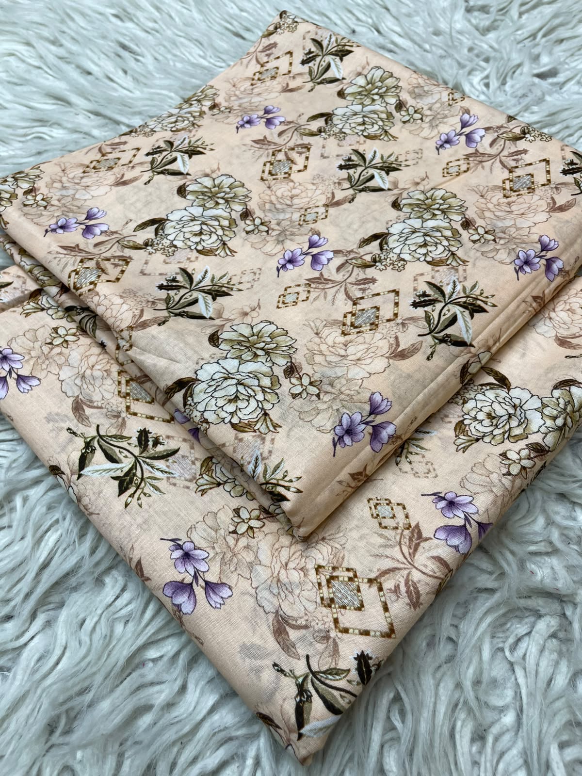 2Pc Same Printed Lawn Suit 495