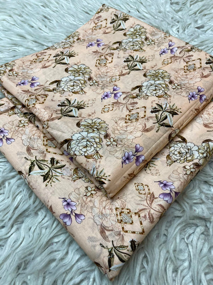 2Pc Same Printed Lawn Suit 495