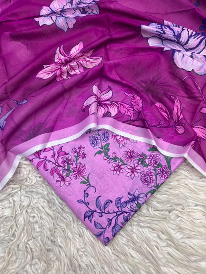 3Pc Same Digital Printed Lawn Suit 15