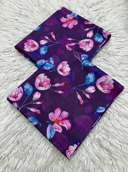 2Pc Lawn Allover Digital Printed Unstitched Suit Vol-04