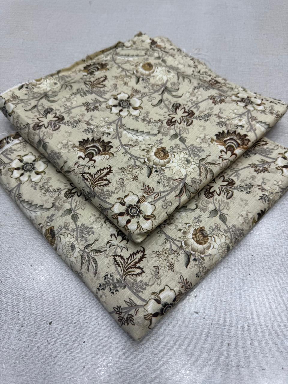 2Pc Kamal Slub Allover Unstitched Suit 61