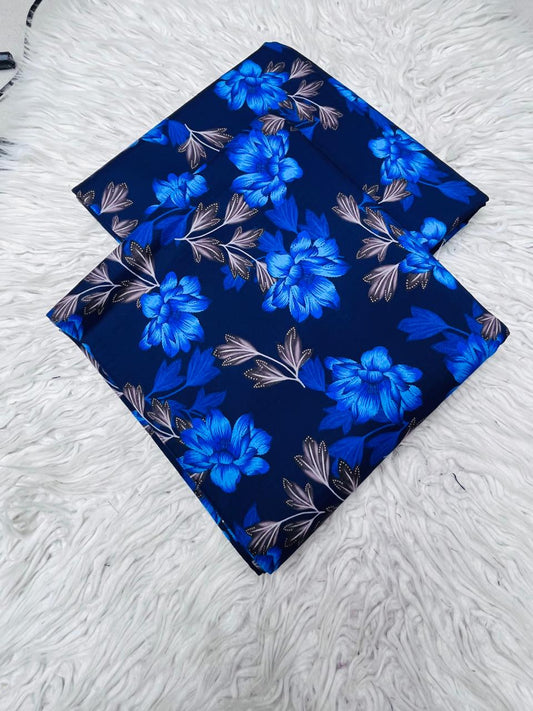 2Pc Bana Dora Linen Allover Unstitched Suit Vol-406