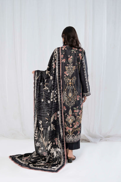 3PC Firdous Cambric Printed Unstitched Suit Vol-0095