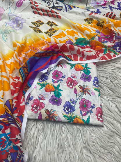 3Pc Same Digital Printed Lawn Suit 15