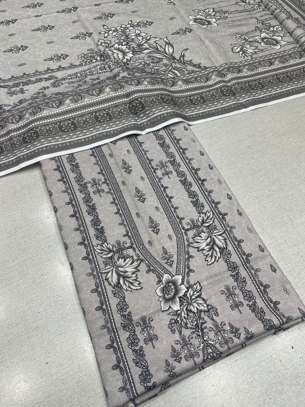 2Pc Dhanak Kameez & Dupatta Unstitched 73