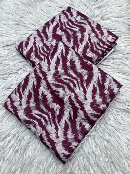 2Pc Slub Khaddar Allover Suit Vol-0129