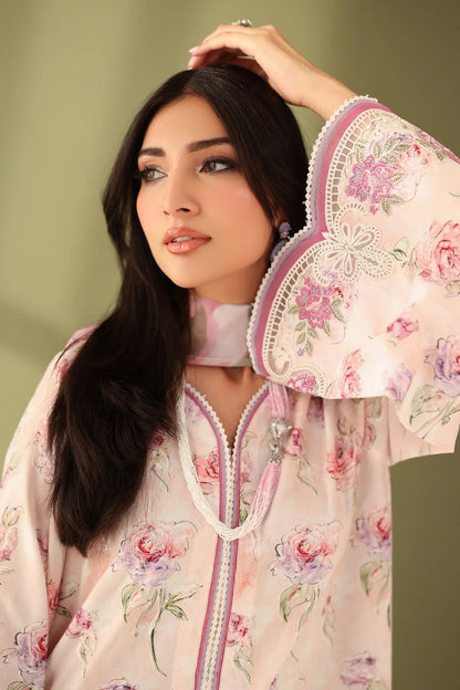 3Pc Supima Lawn Unstitched Suit 0693