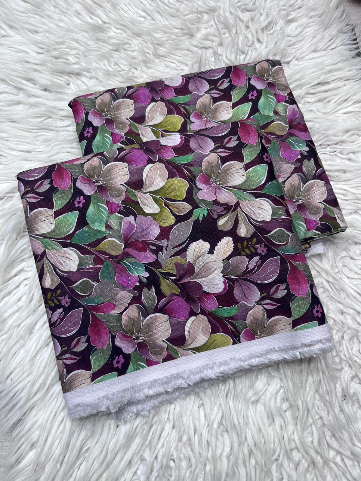 2Pc Slub Khaddar Allover Suit - 0091