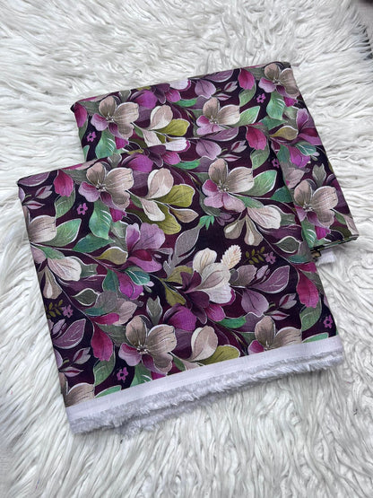 2Pc Slub Khaddar Allover Suit - 0091