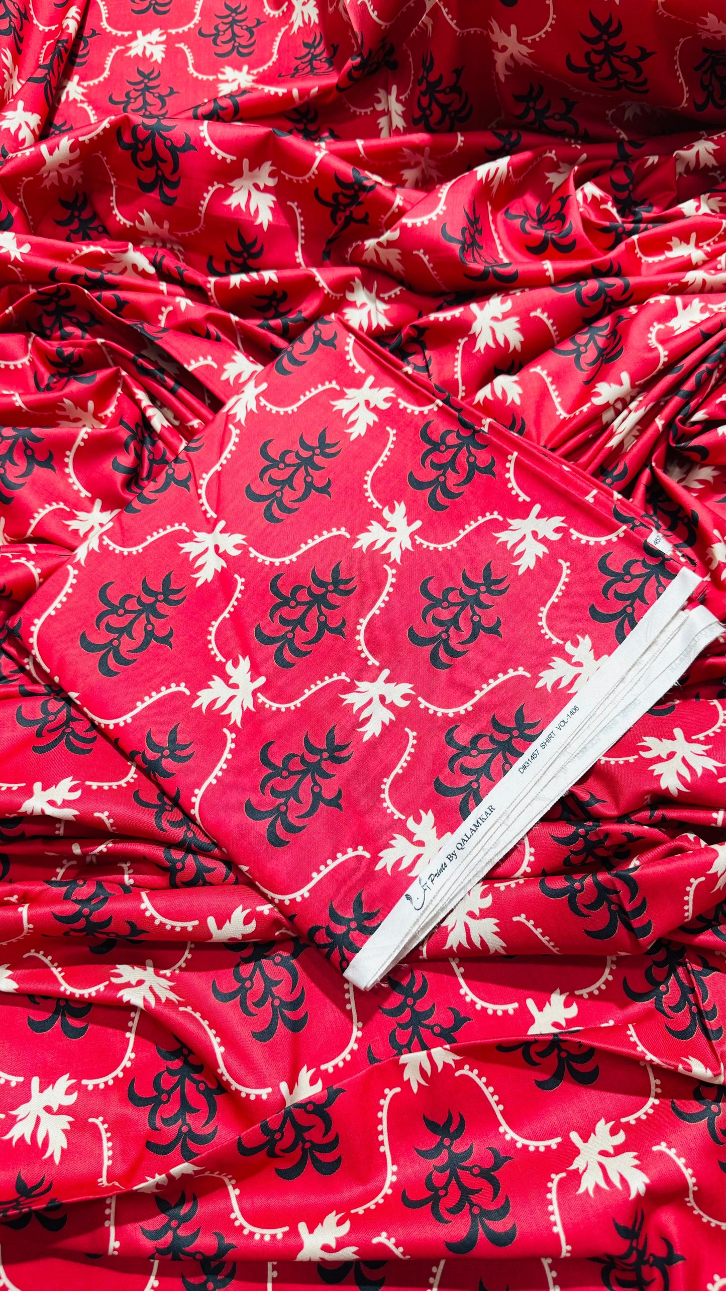 2 PC Linen Allover Unstitched Suit D-31457