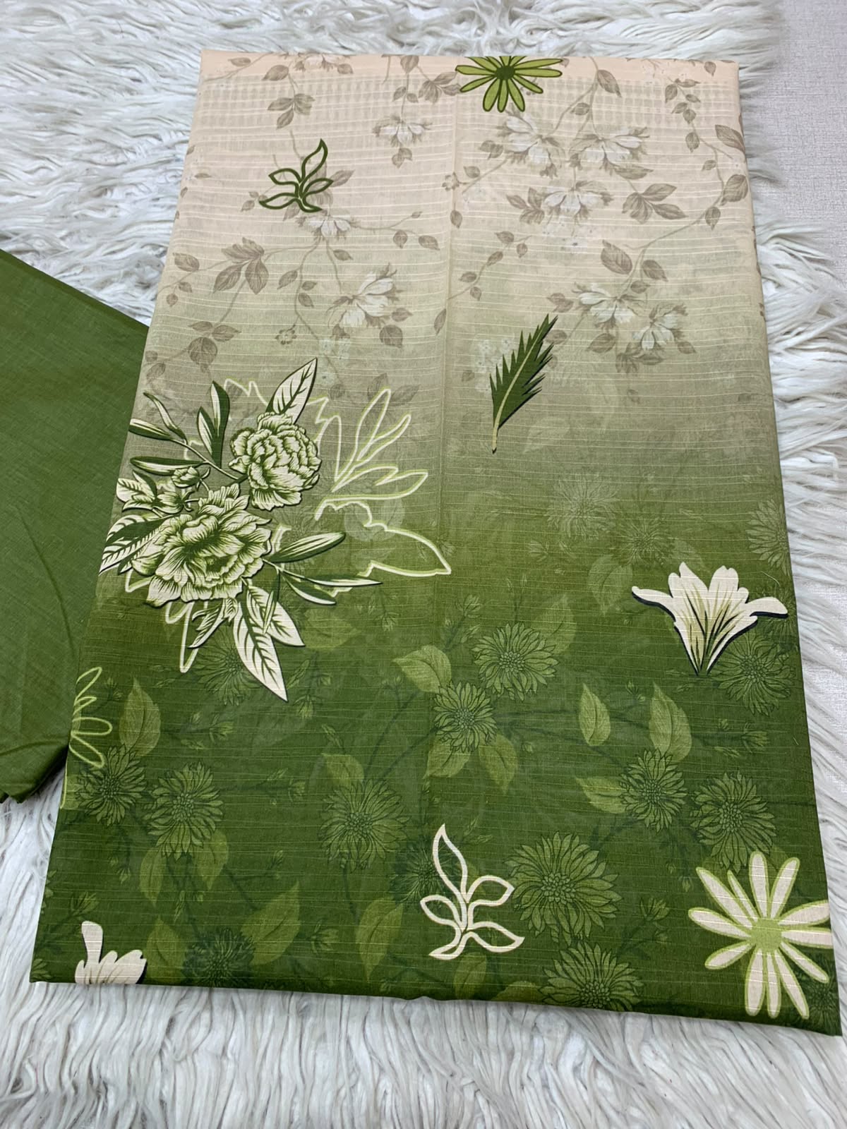 2Pc Dhaga Kari Print Lawn Suit Vol-525