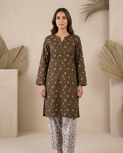 2Pc Sapphire kurta Shalwar Digital Printed Suit 499
