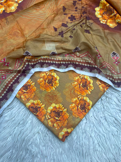 3Pc Same Digital Printed Lawn Suit 15