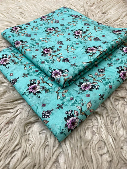 2Pc Same Printed Lawn Suit 495