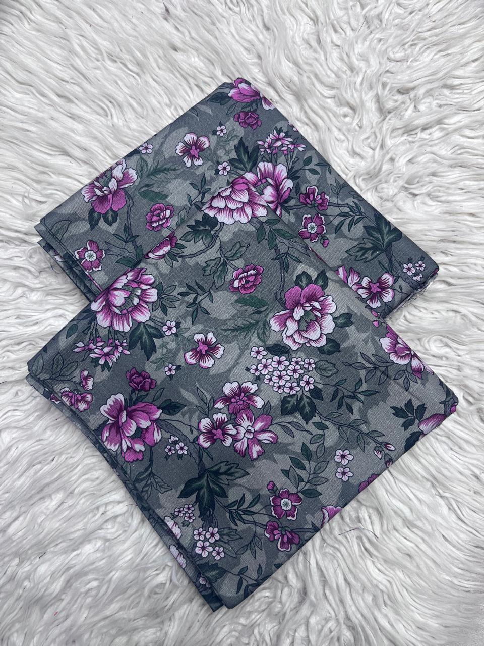 2 PC Slub Khaddar Allover Unstitched Suit Vol-0120