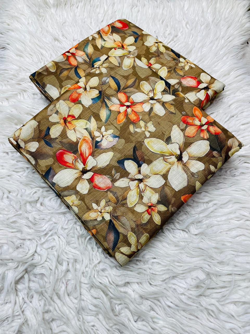 2 PC Slub Khaddar Allover Unstitched Suit Vol-0120