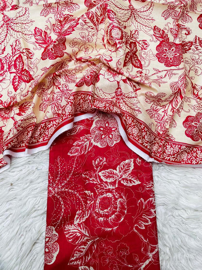 2 PC Lawn Kameez & Dupatta Vol-0040