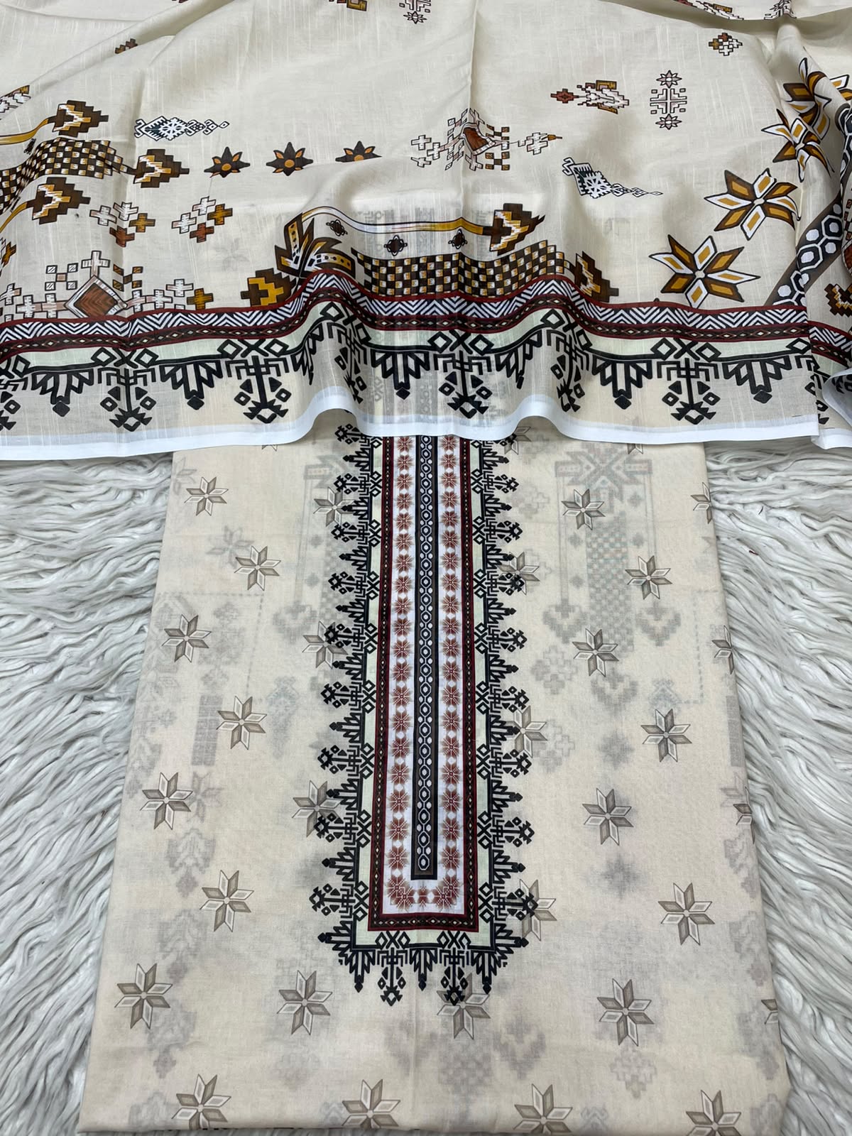 2Pc Bin Noor Fab Lawn Kameez & Dupatta Vol-70