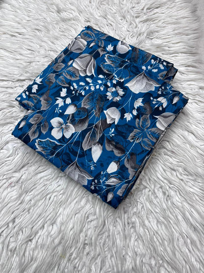 2Pc Bana Dora Linen Allover Suit Vol-6181