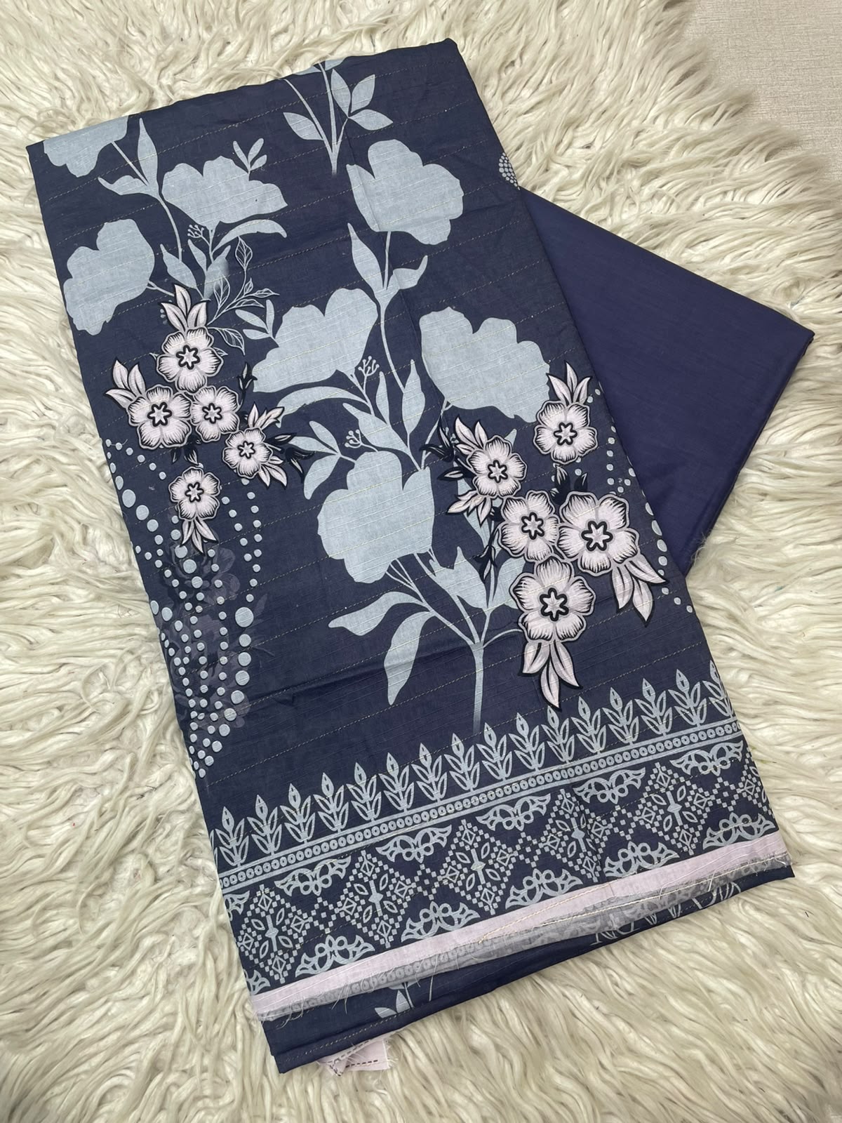 2Pc Printed Lawn Unstitched Suit 1250