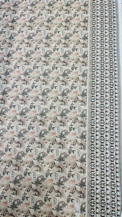 3Pc Lawn Bana Dora Unstitched Suit 35865