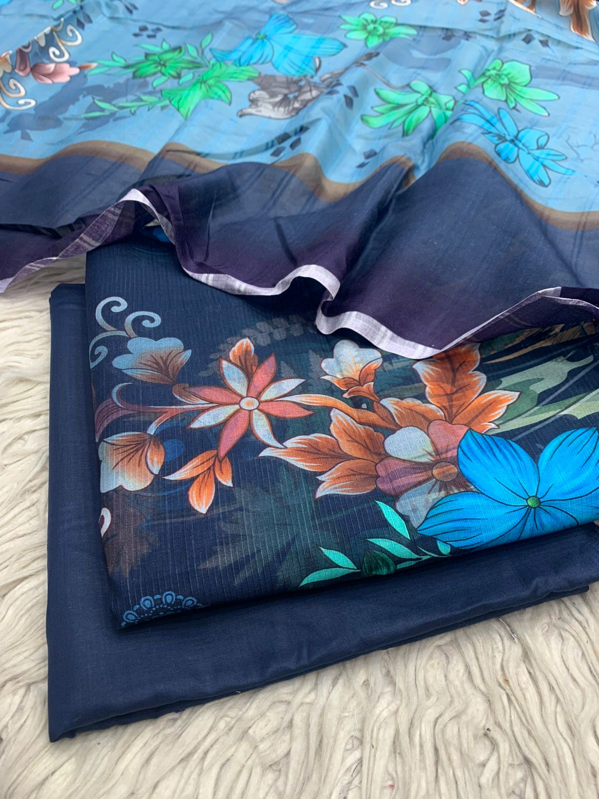3Pc Crizma Lawn Bana Dora  298