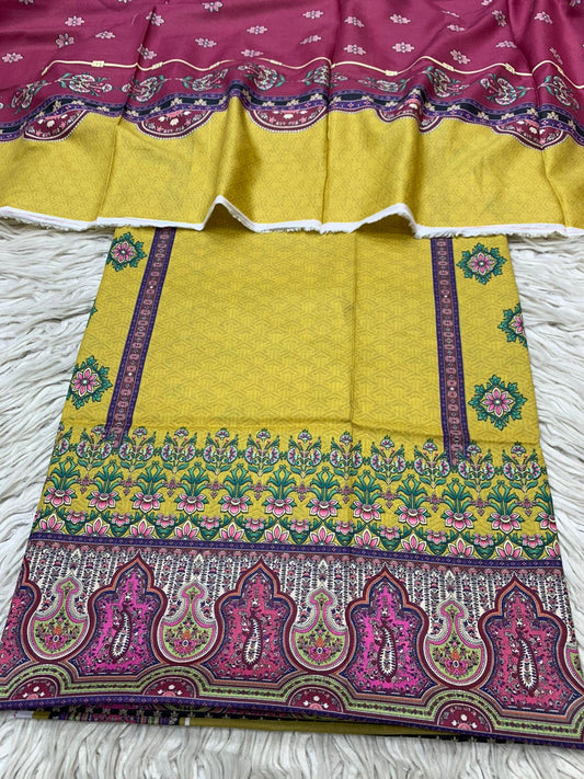 2Pc Lawn Kameez & Dupatta Printed Suit 620