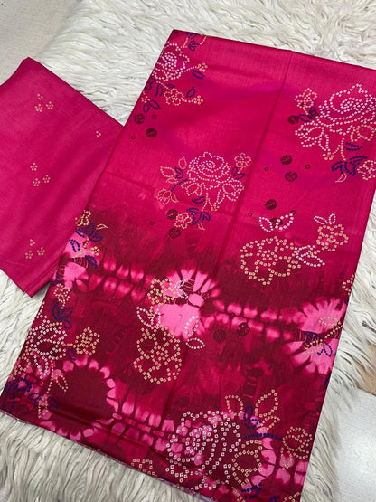 2Pc Lawn Kameez & Trouser Suit Vol-698