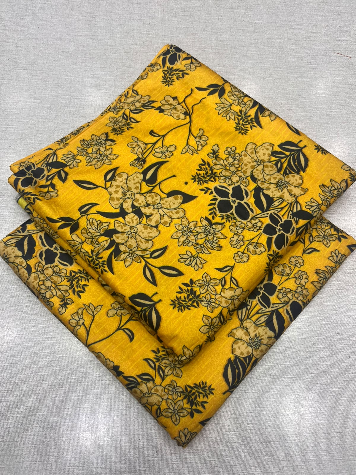 2Pc Staple Same Printed Unstitched Suit 296