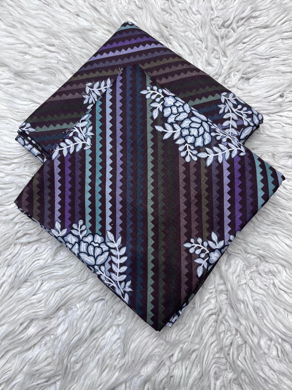 2Pc Maria.B Slub Khaddar Suit Vol-3188