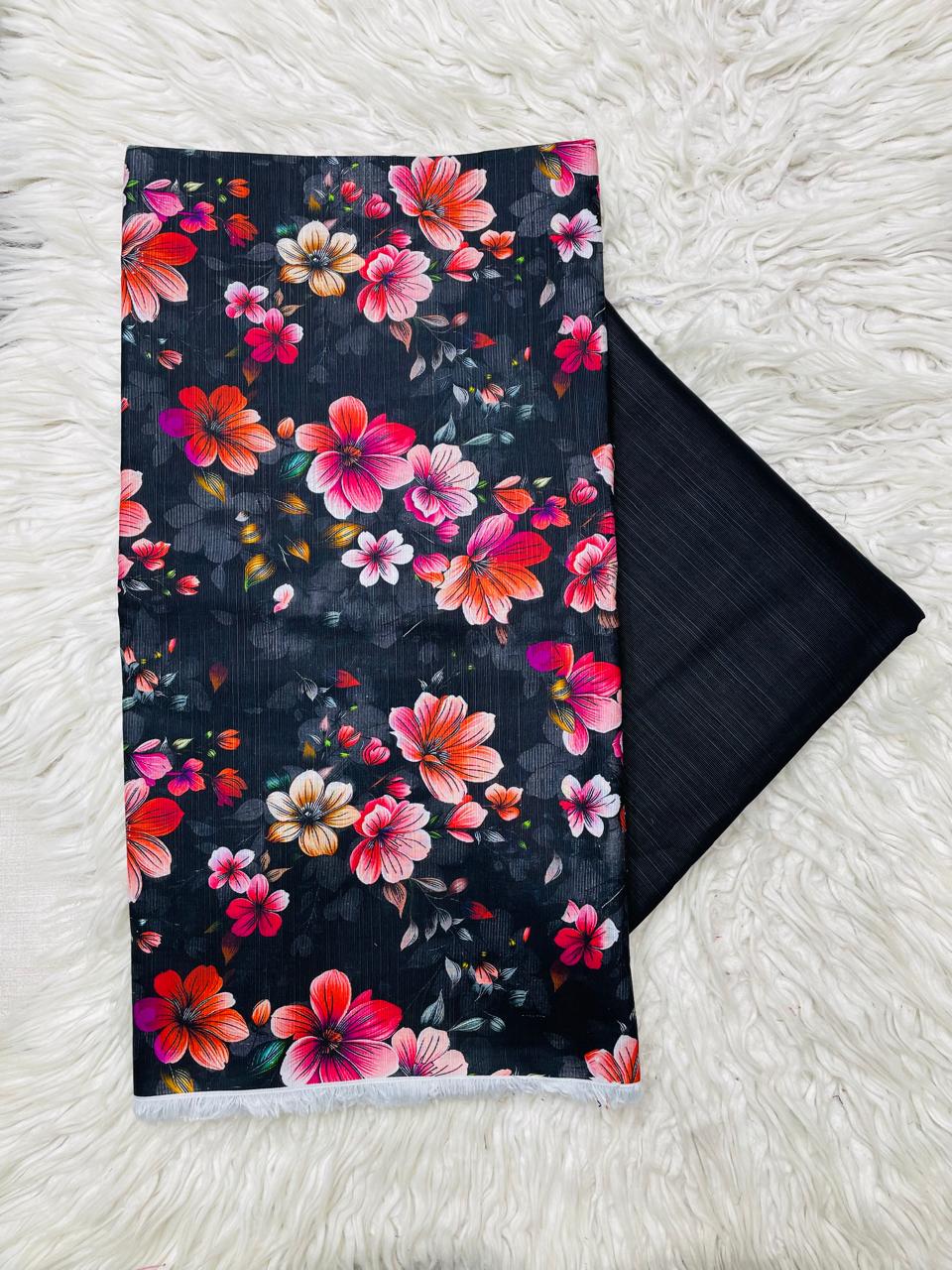 2Pc Kameez & Touser Slub Khaddar Suit Vol-0103