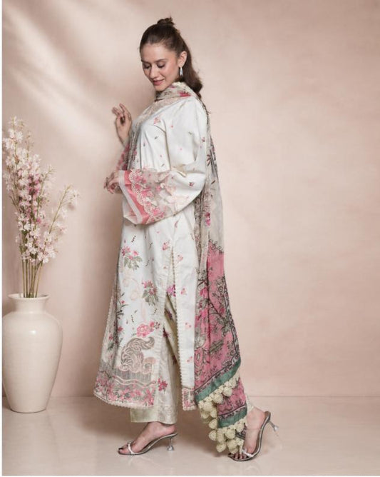 NOURA LUXURY ROYALE EMBROIDERED DRESS