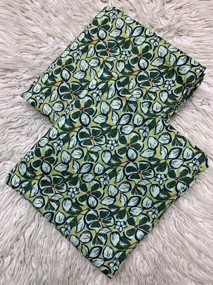 2Pc Baroque Bana Dora Print Lawn Suit Vol-3222
