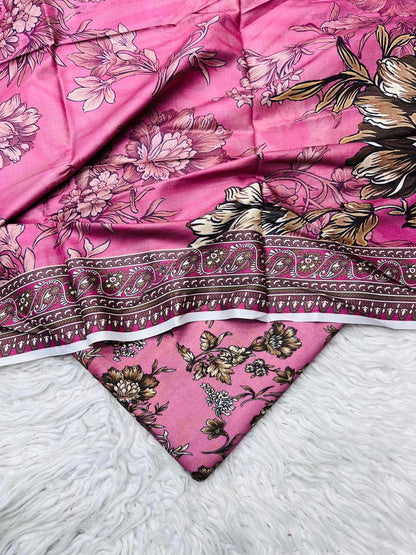 3Pc Linen Allover Suit VOL - 0066