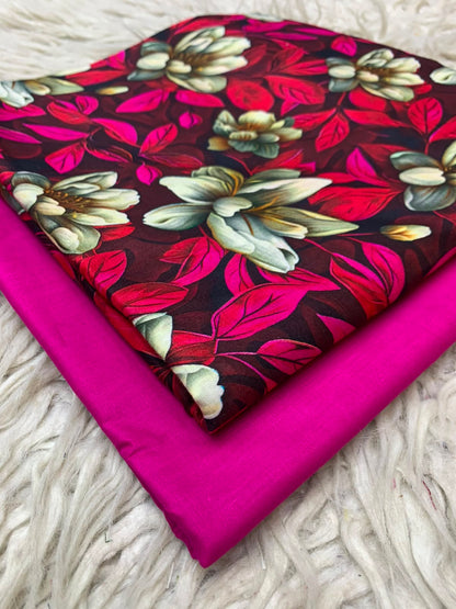 2Pc Printed Lawn Unstitched Suit 15