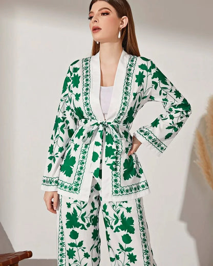 Lawn Co-Ord Set Vol-682