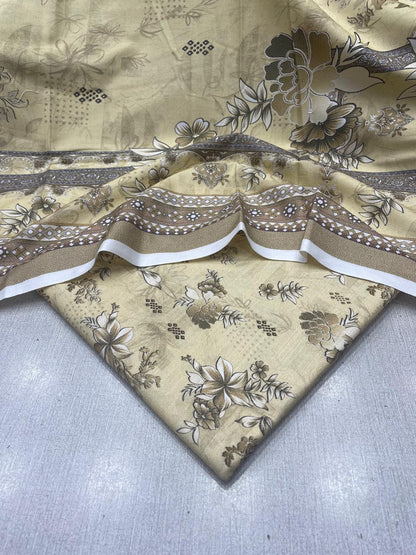 2Pc Dhanak Kameez & Dupatta Unstitched Suit 71
