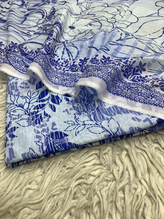 3Pc Lawn Printed Suit Vol-1007