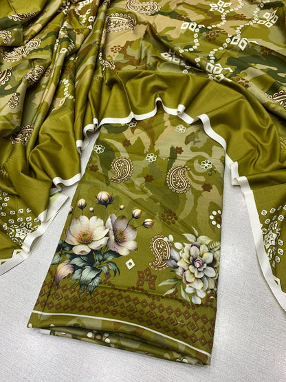2Pc Staple Kameez & Dupatta Unstitched Suit 04