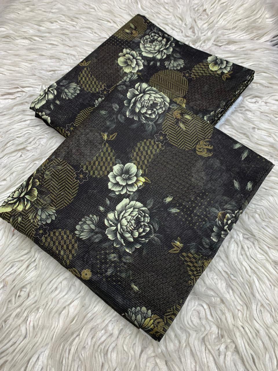 2Pc Al Karam Chamki Lawn Digital Printed Suit Vol-499