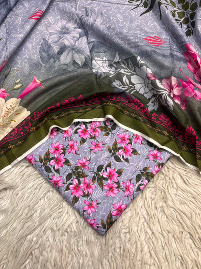 3Pc Same Digital Printed Lawn Suit 15