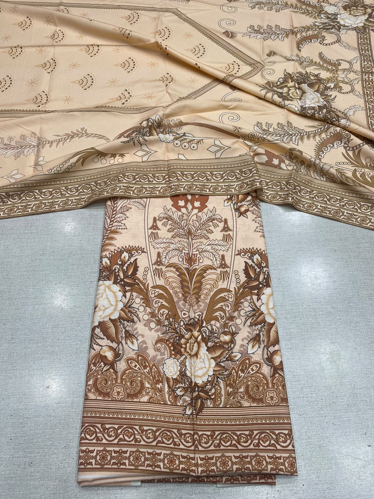2Pc Dhanak Kameez & Dupatta Unstitched 73